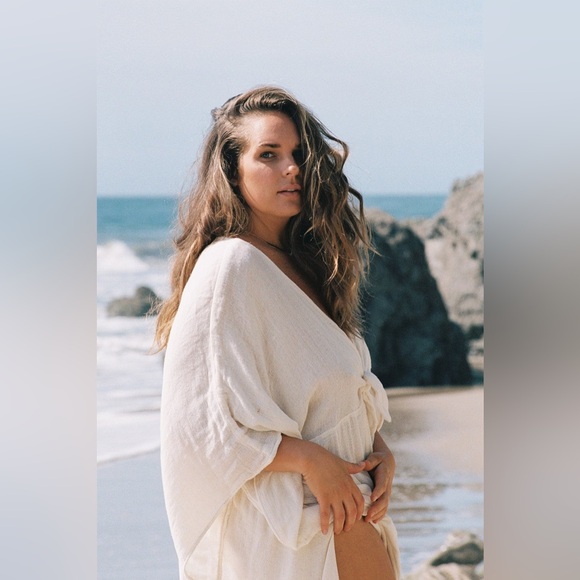 Jen’s Pirate Booty Sorrento Caftan in Natural, One Size - Picture 5 of 13